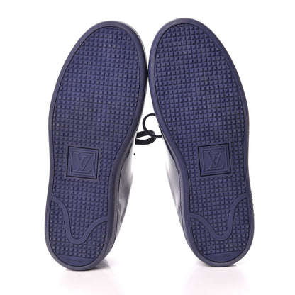 Louis Vuitton Patent Calfskin Frontrow Sneakers 36.5 Blue Nuit 5 of 7
