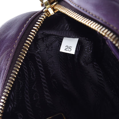 Prada Nappa Fiocco Bow Crossbody Clutch Viola 7 of 7