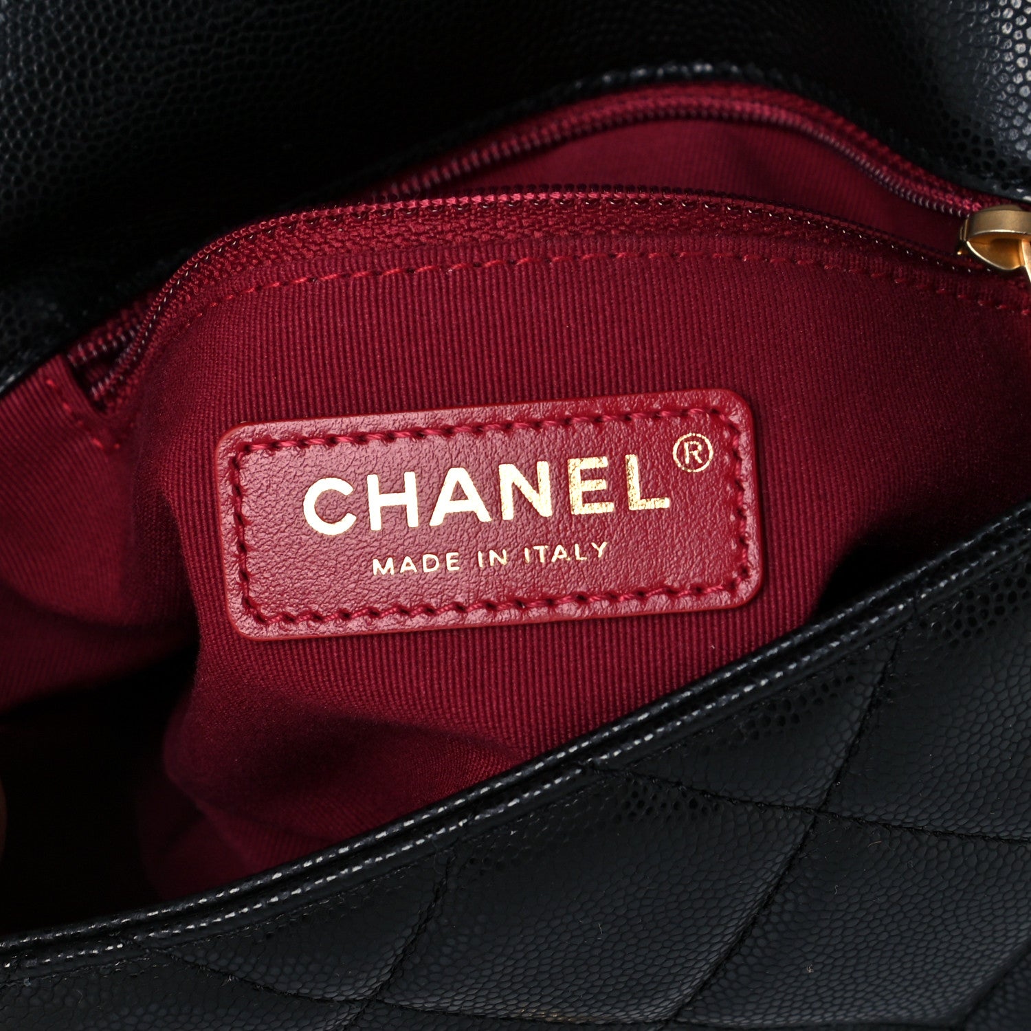Chanel Caviar Quilted Small Twist Your Buttons Flap Black 7 of 11