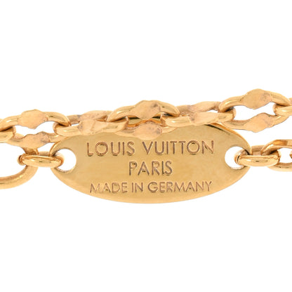 Louis Vuitton Metal Blooming Strass Necklace Gold 4 of 6