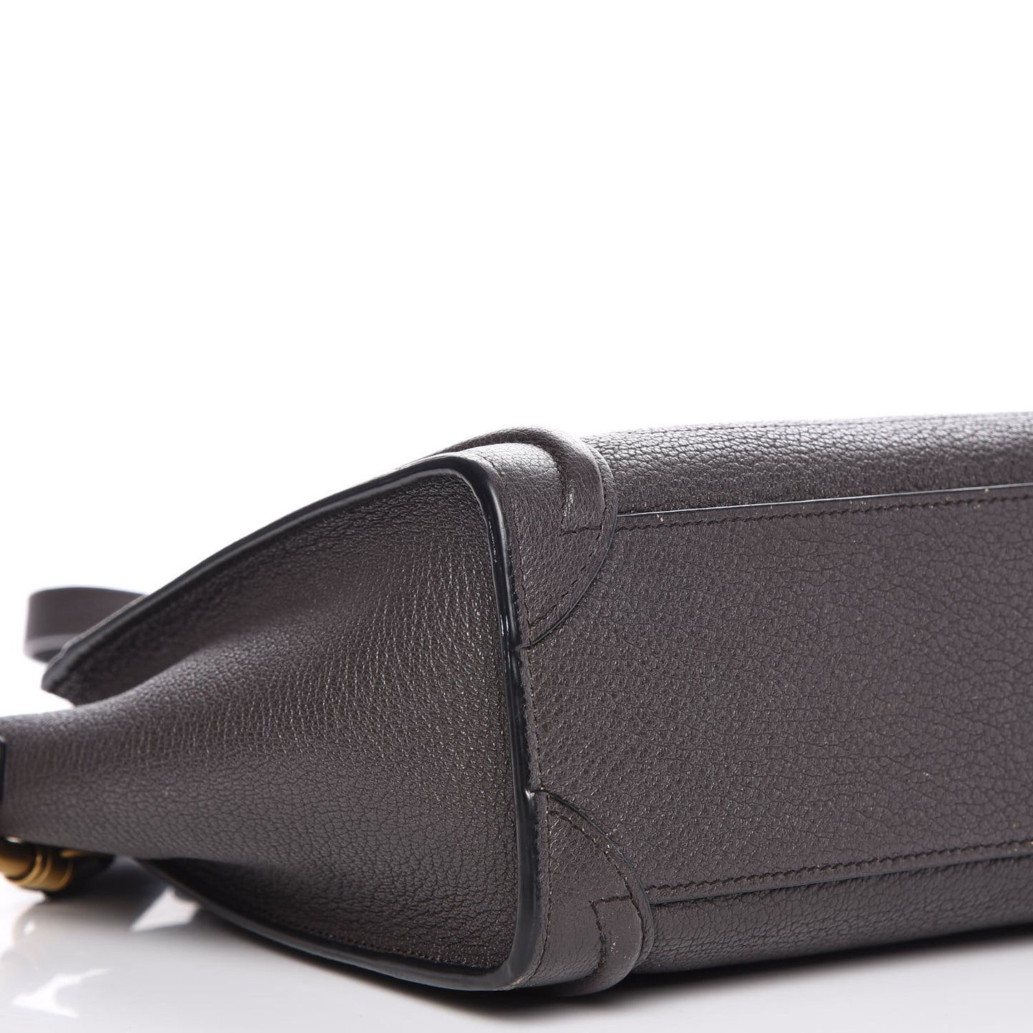 Goatskin Nano Luggage Dark Taupe