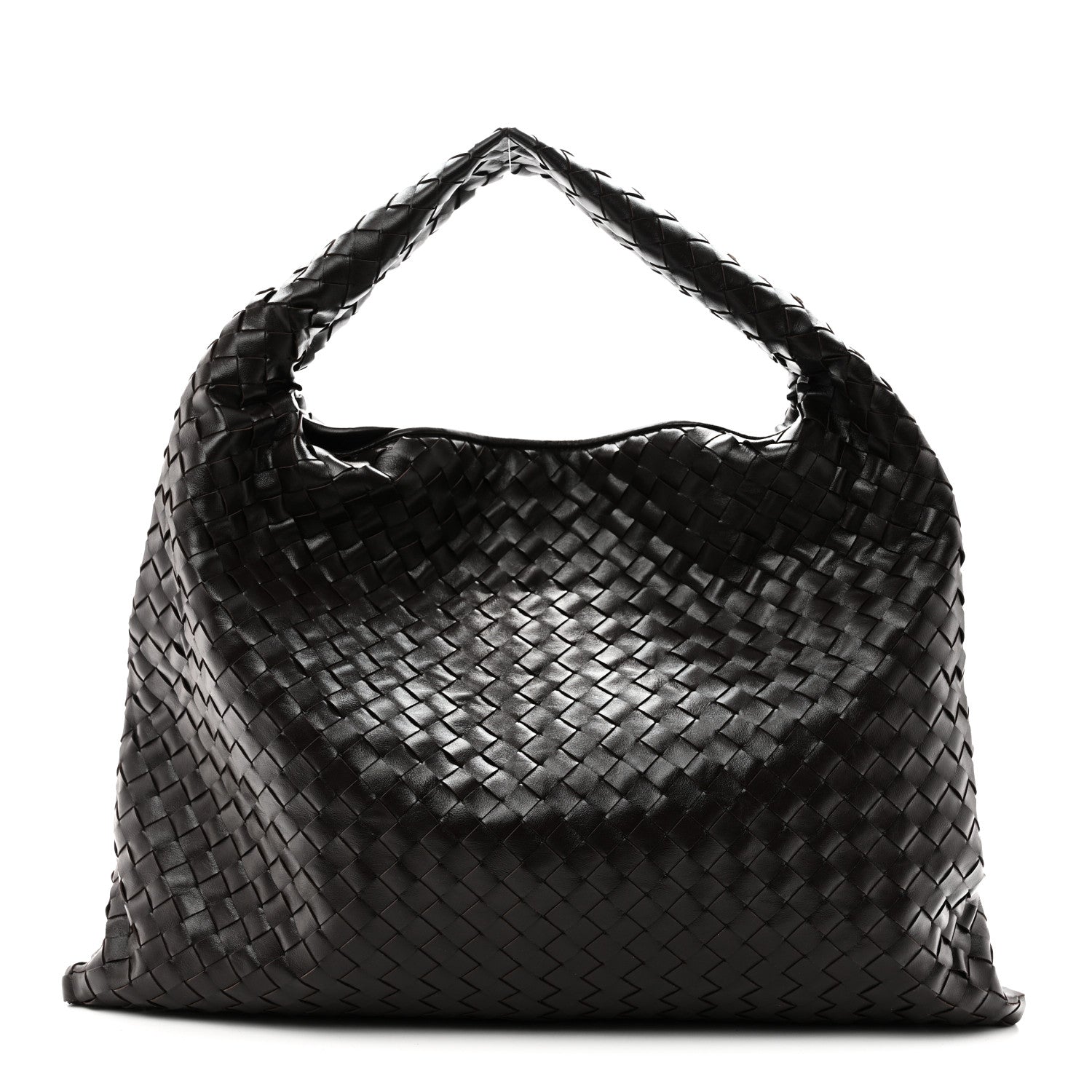 Bottega Veneta Calfskin Intrecciato Large Hop Fondant 1 of 8