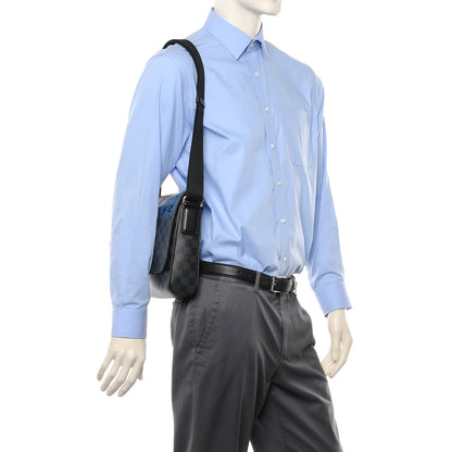 Louis Vuitton Damier Graphite Rope District PM Blue 2 of 7