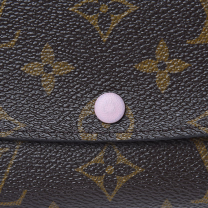 Louis Vuitton Monogram Emilie Wallet Rose Ballerine 9 of 10