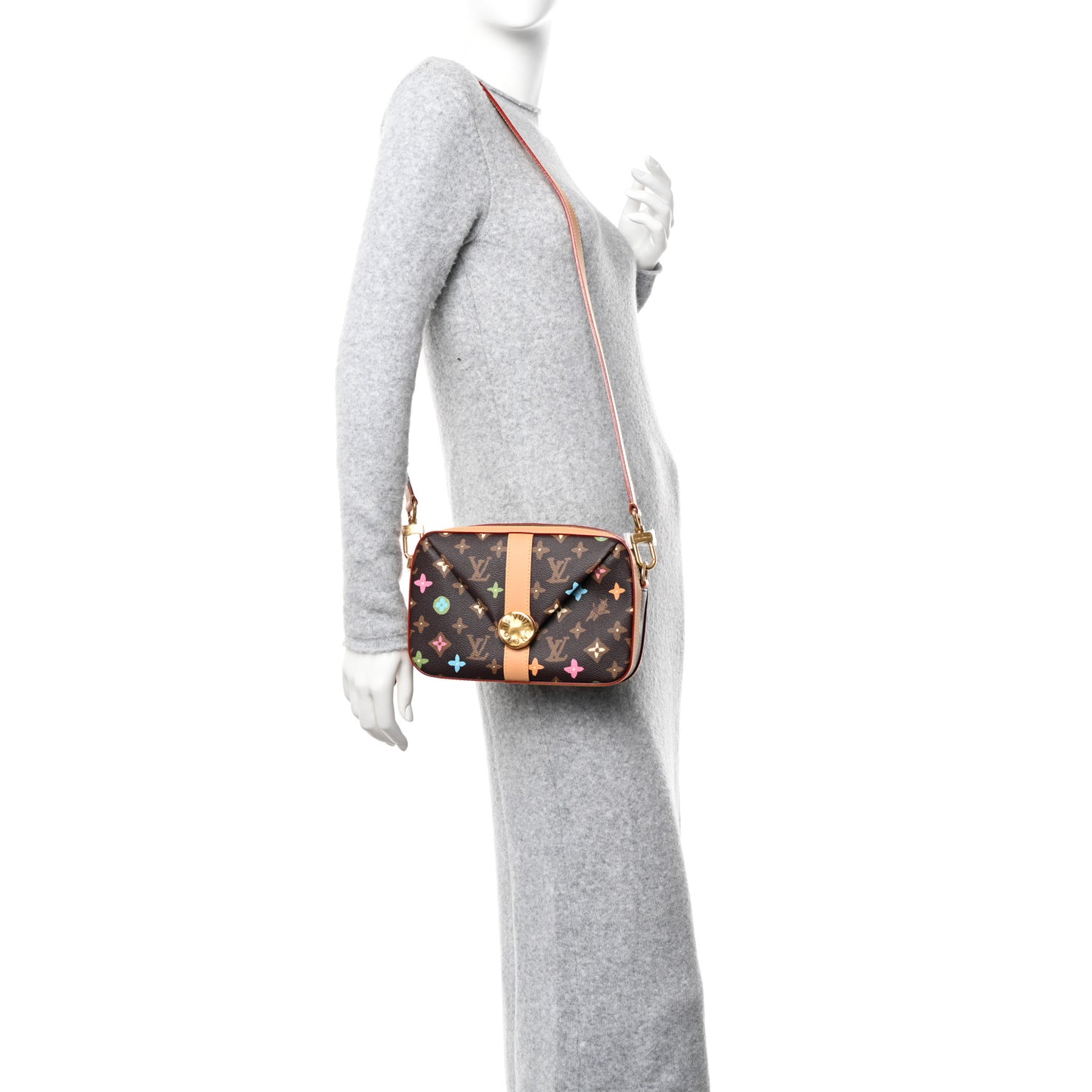 X TYLER THE CREATOR Monogram Craggy Envelope Messenger Chocolate