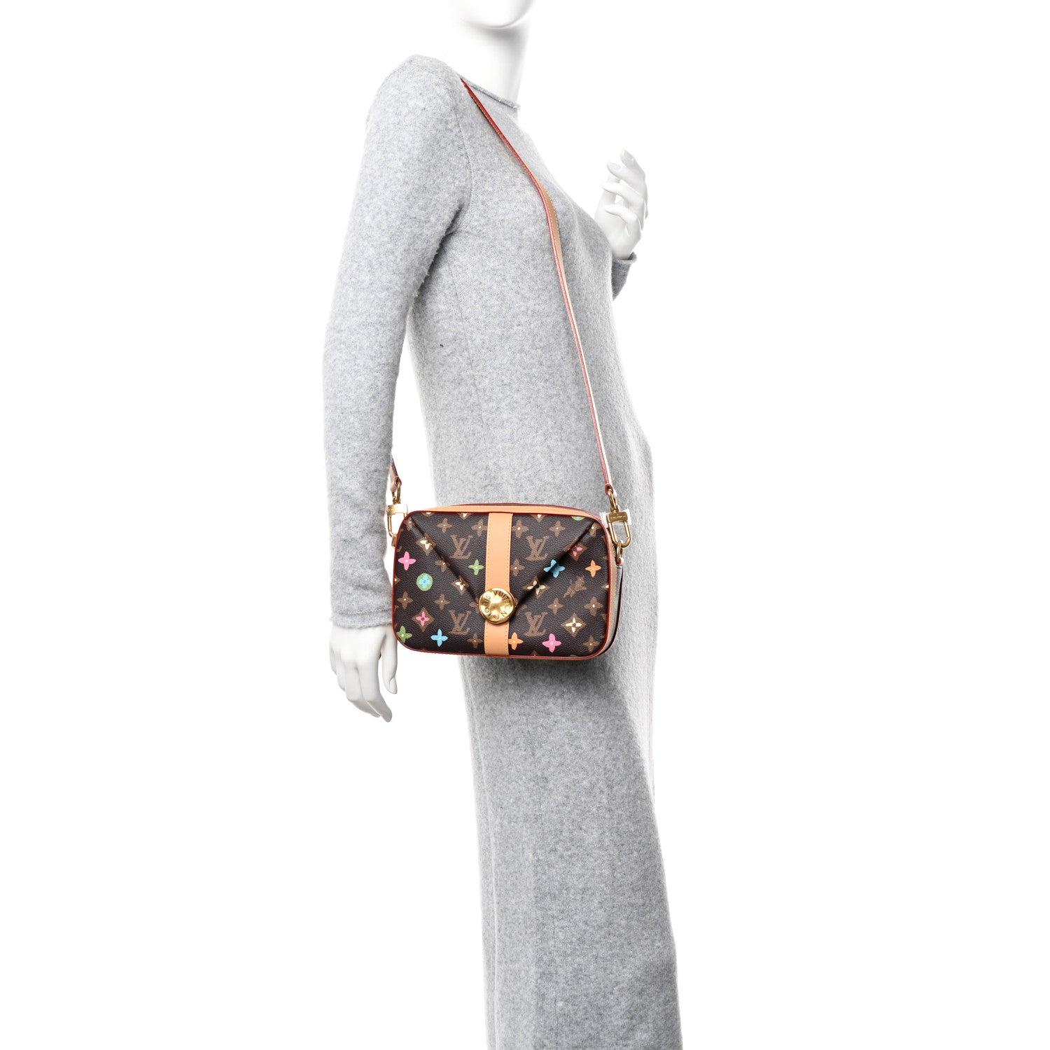 Louis Vuitton X TYLER THE CREATOR Monogram Craggy Envelope Messenger Chocolate 2 of 10