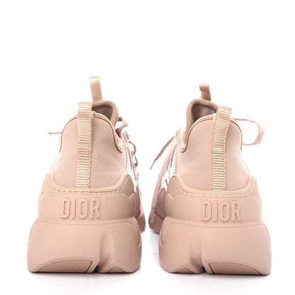 Christian Dior Neoprene Rubber Womens D-Connect Sneakers 38 Nude 7 of 10