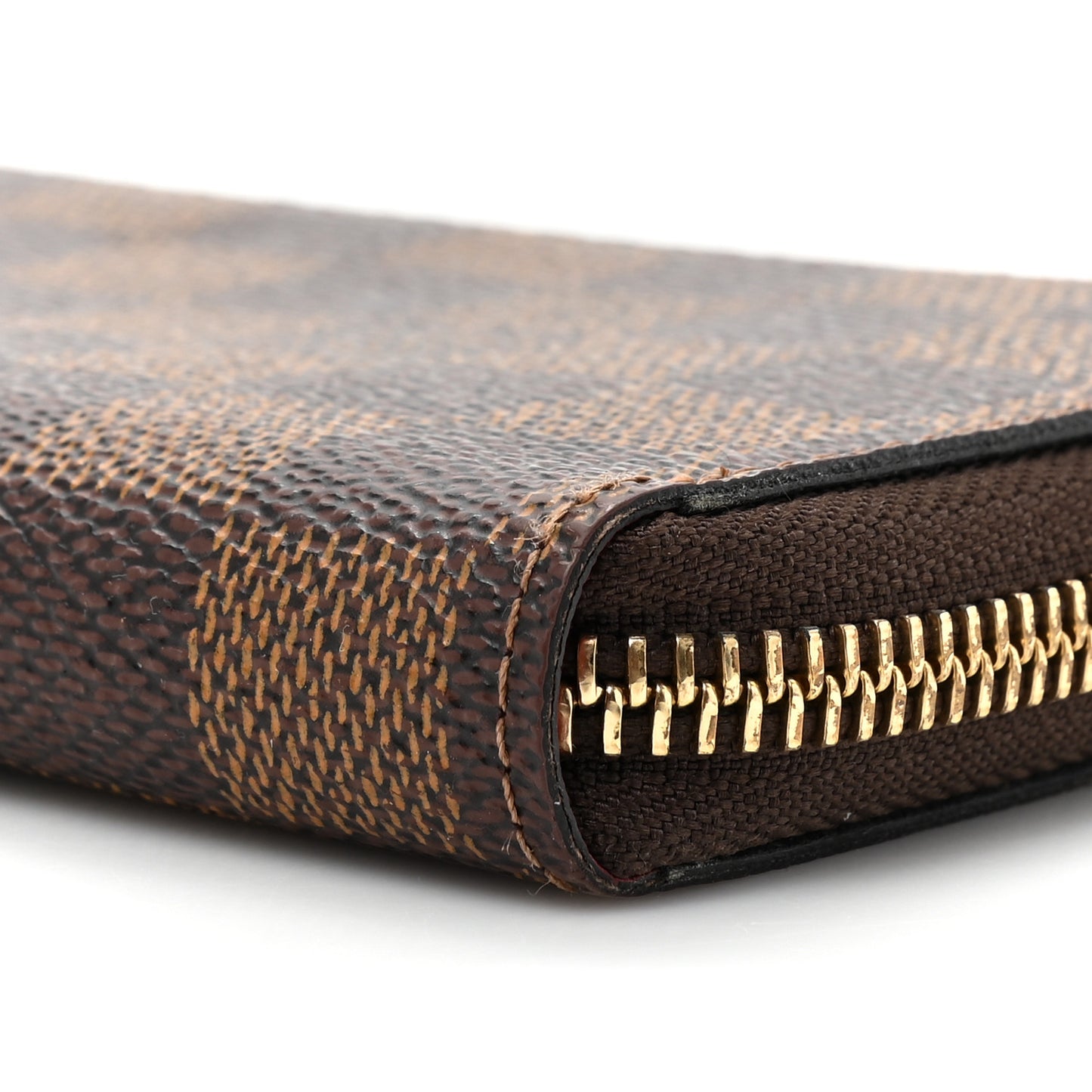 Damier Ebene Clemence Wallet Cherry