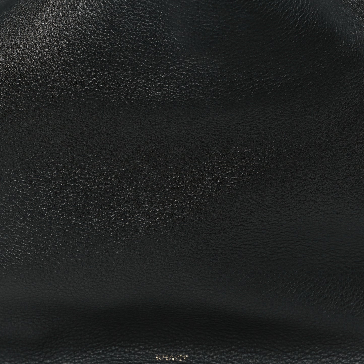 Pebbled Sport Calfskin Medium Lotus Tote Black