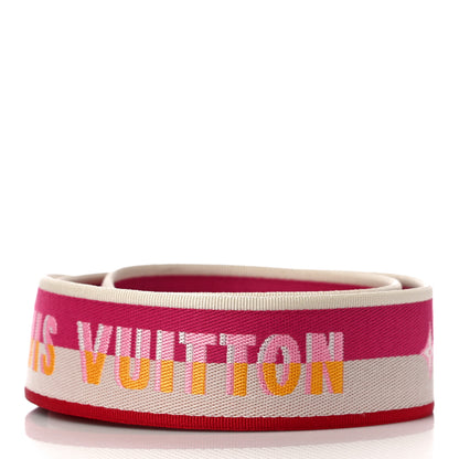 Louis Vuitton Jacquard Speedy Bandouliere 20 Shoulder Strap Fuchsia 2 of 4