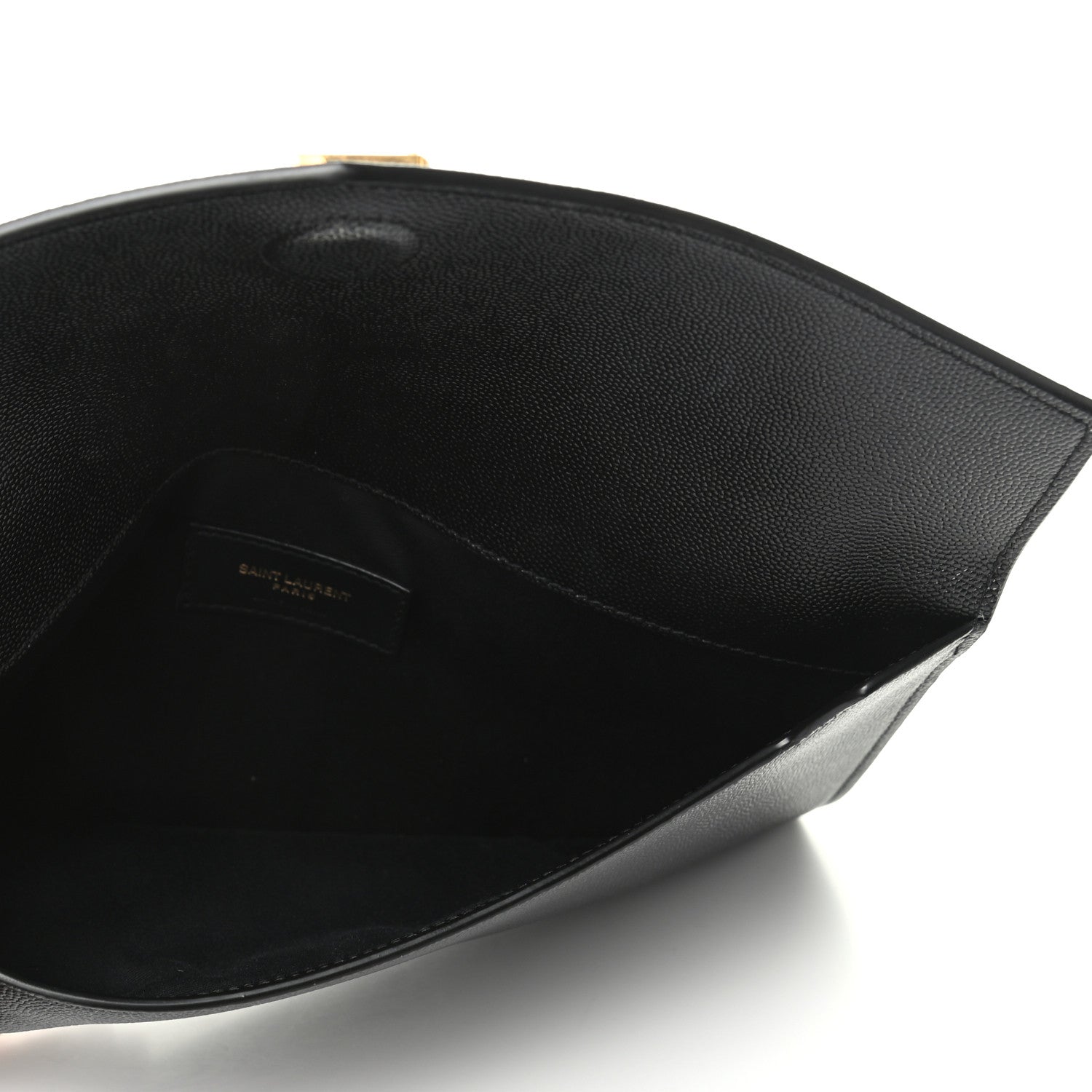 Saint Laurent Grain De Poudre Uptown Pouch Black 6 of 8