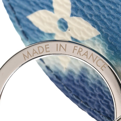 Louis Vuitton Monogram Escale Bag Charm Key Holder Blue 4 of 4
