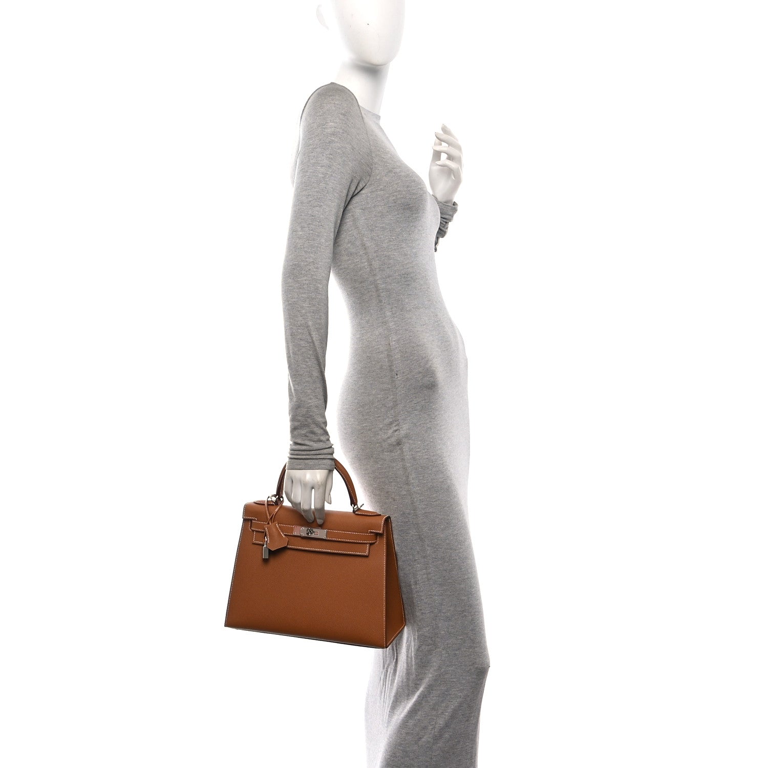 Hermes Epsom Kelly Sellier 28 Gold 2 of 11