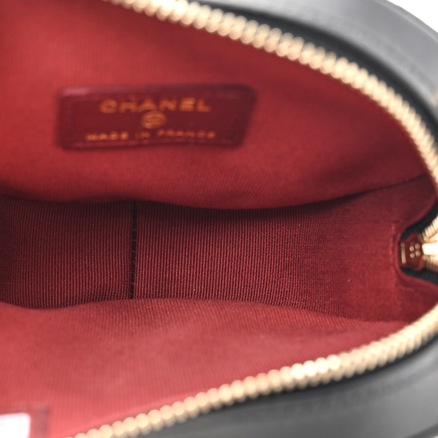 Chanel Lambskin Quilted CC In Love Heart Clutch With Chain Black 5 of 10