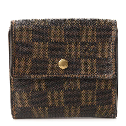 Louis Vuitton Damier Ebene Elise Wallet 1 of 6