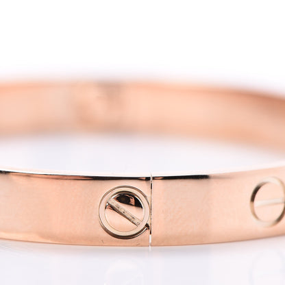 Cartier 18K Pink Gold LOVE Bracelet 16 5 of 10