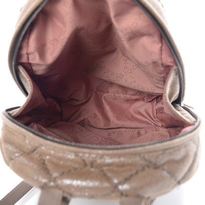 Stella McCartney Shaggy Deer Quilted Mini Falabella Backpack Taupe 5 of 13