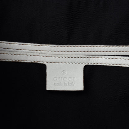 Gucci GG Plus Monogram Large Web Carry On Duffle Bag White 16 of 18