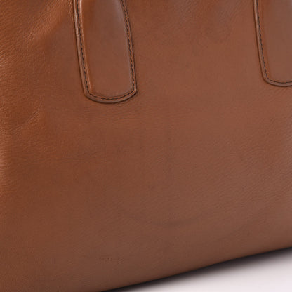 Celine Calfskin Top Handle Tote Tan 21 of 21