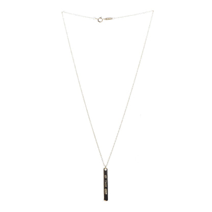 Tiffany 18K Yellow Gold 1837 Bar Pendant Necklace 3 of 6