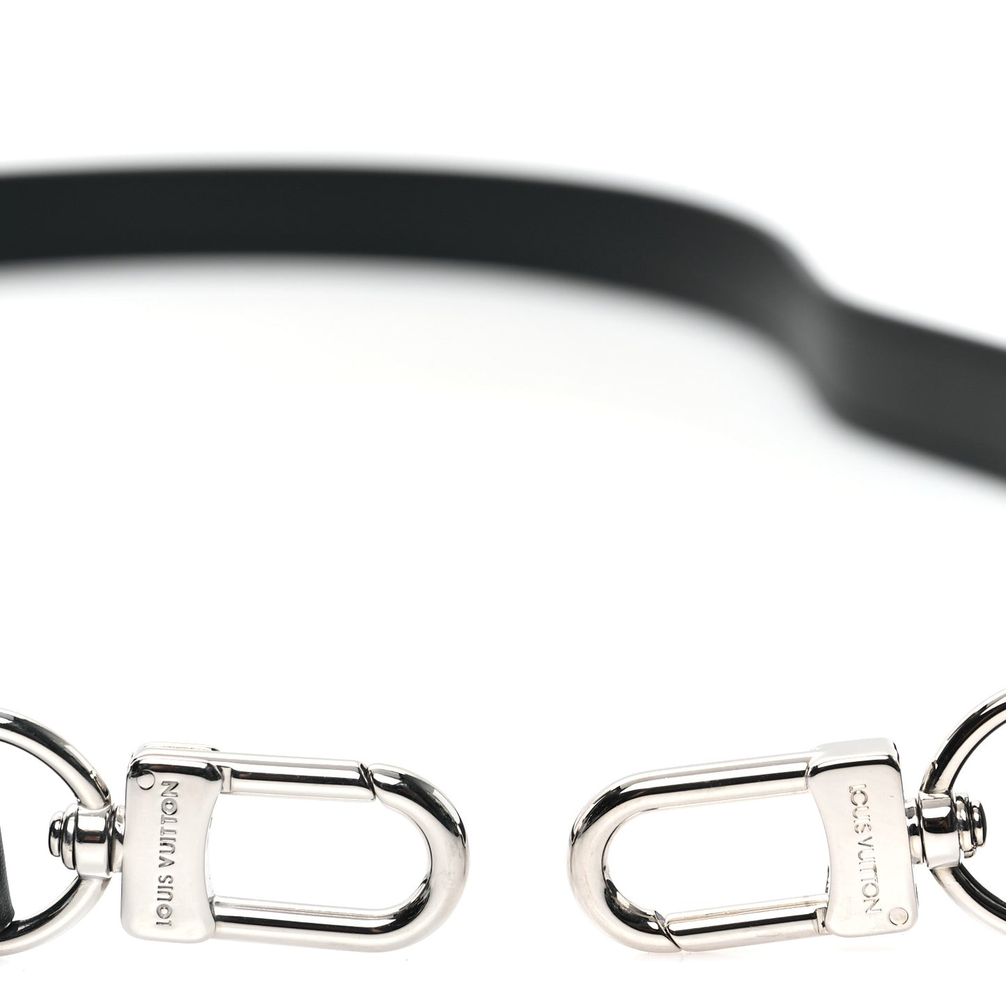 Calfskin Speedy Bandouliere Shoulder Strap Black
