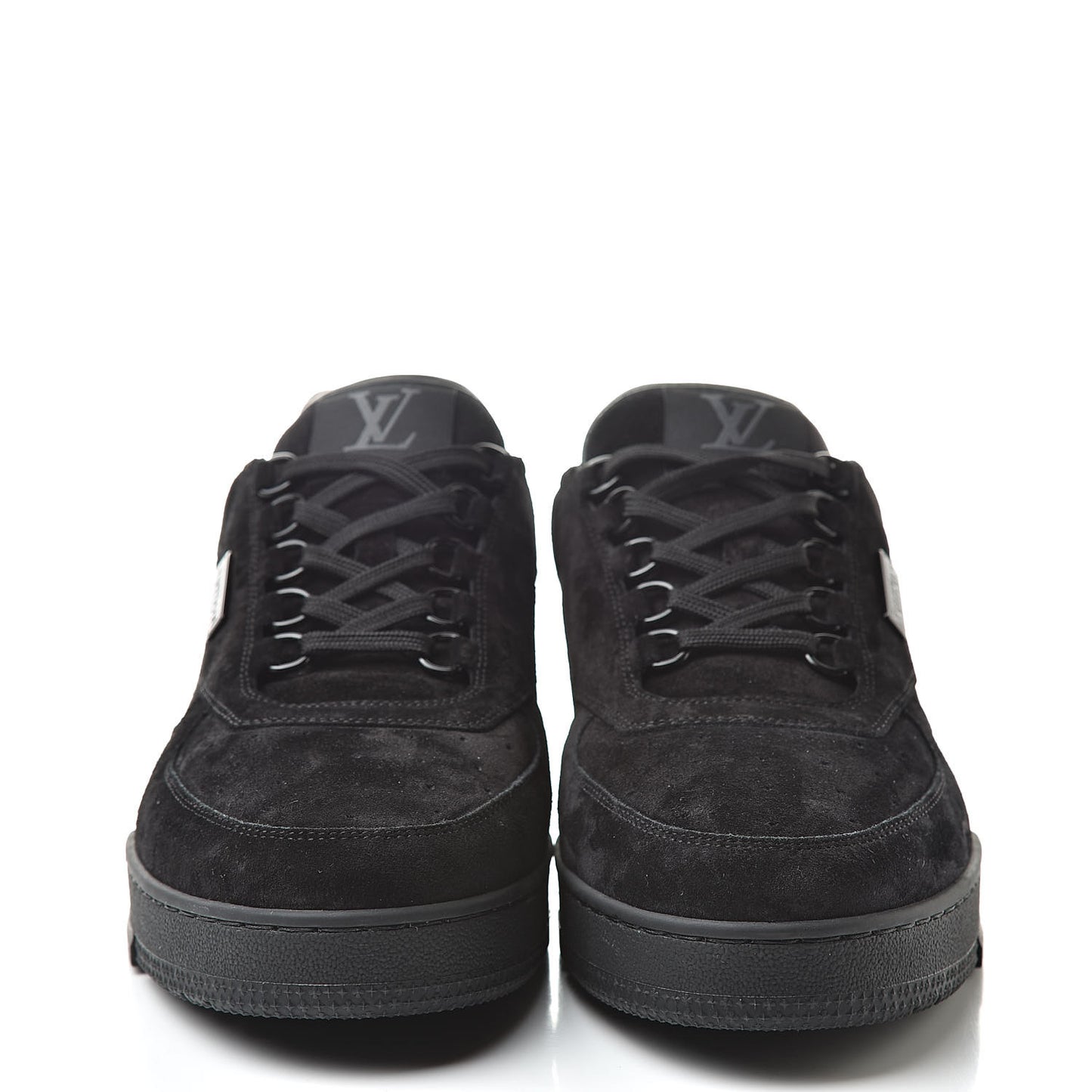 Suede Uniform Sneakers 9.5 Black