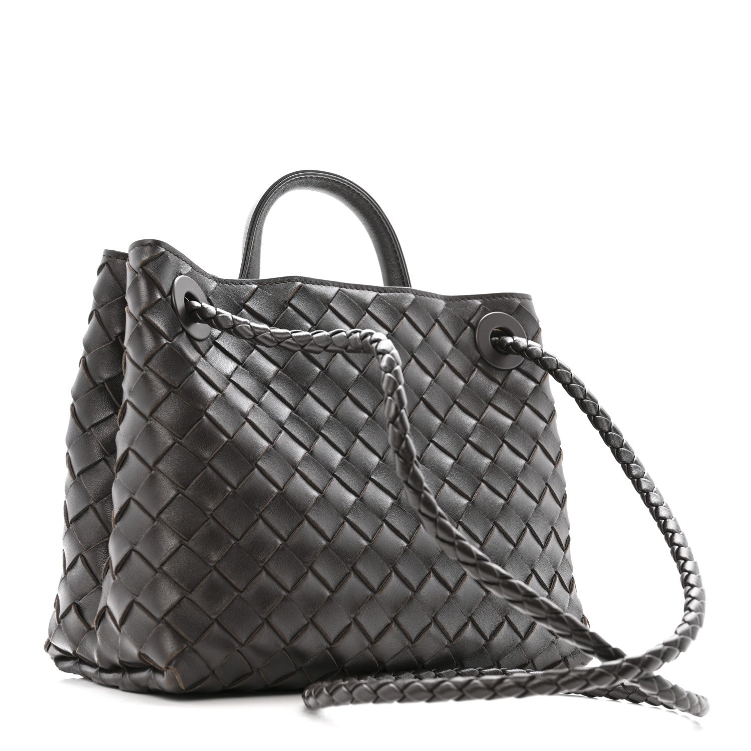Bottega Veneta Nappa Intrecciato Small Andiamo Shoulder Bag Fondant 3 of 12