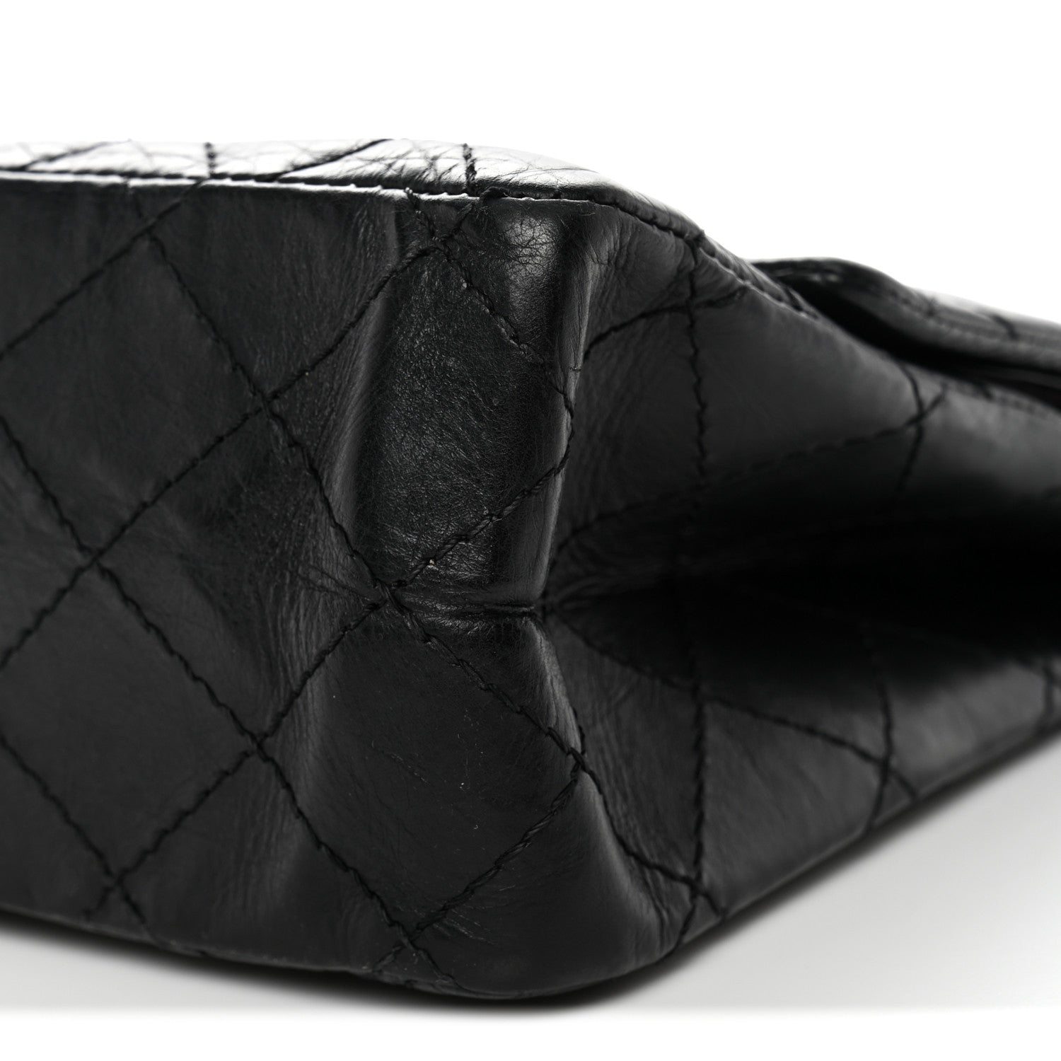 Chanel Aged Calfskin Quilted 2.55 Reissue 226 Flap Black 10 of 12