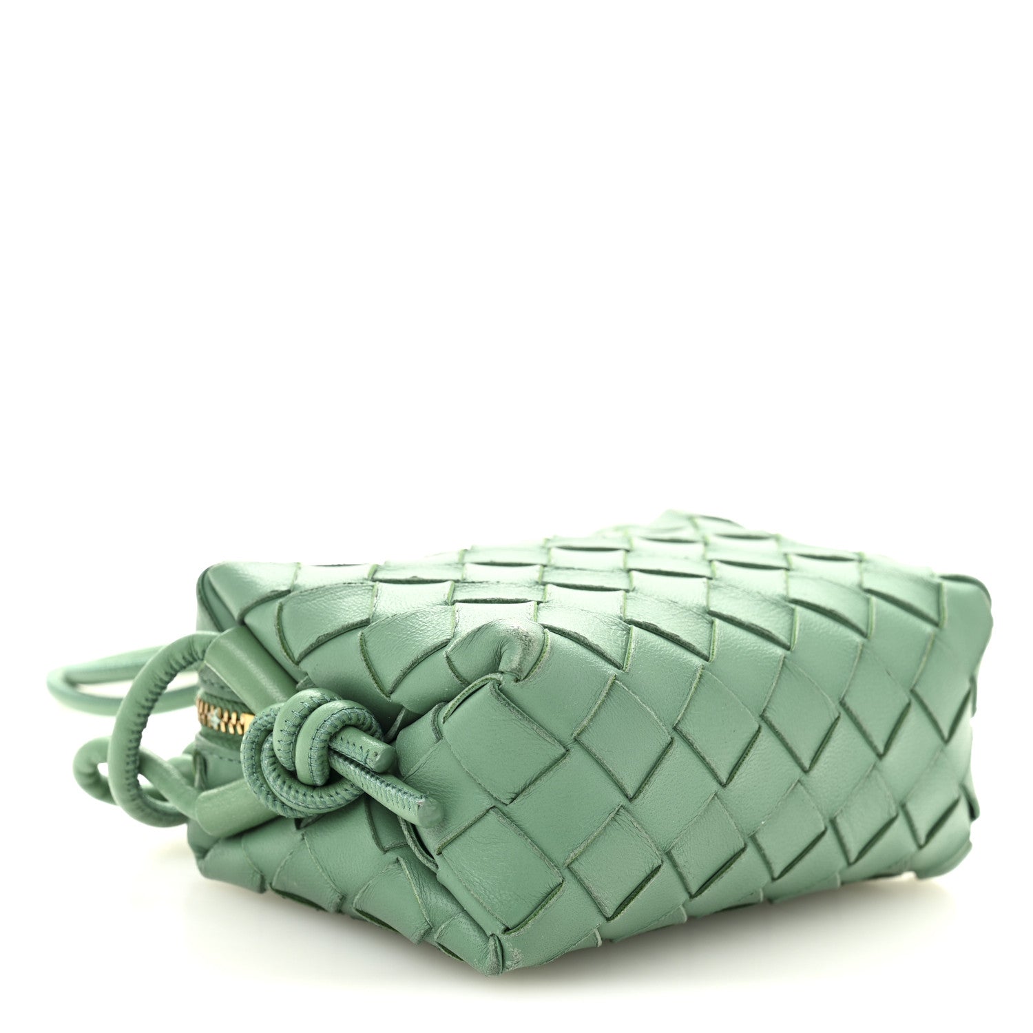 Bottega Veneta Nappa Intrecciato Candy Loop Camera Bag Mermaid 4 of 11