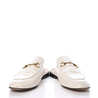 Gucci Malaga Kid Womens Princetown Slippers 38 Mystic White 5 of 22