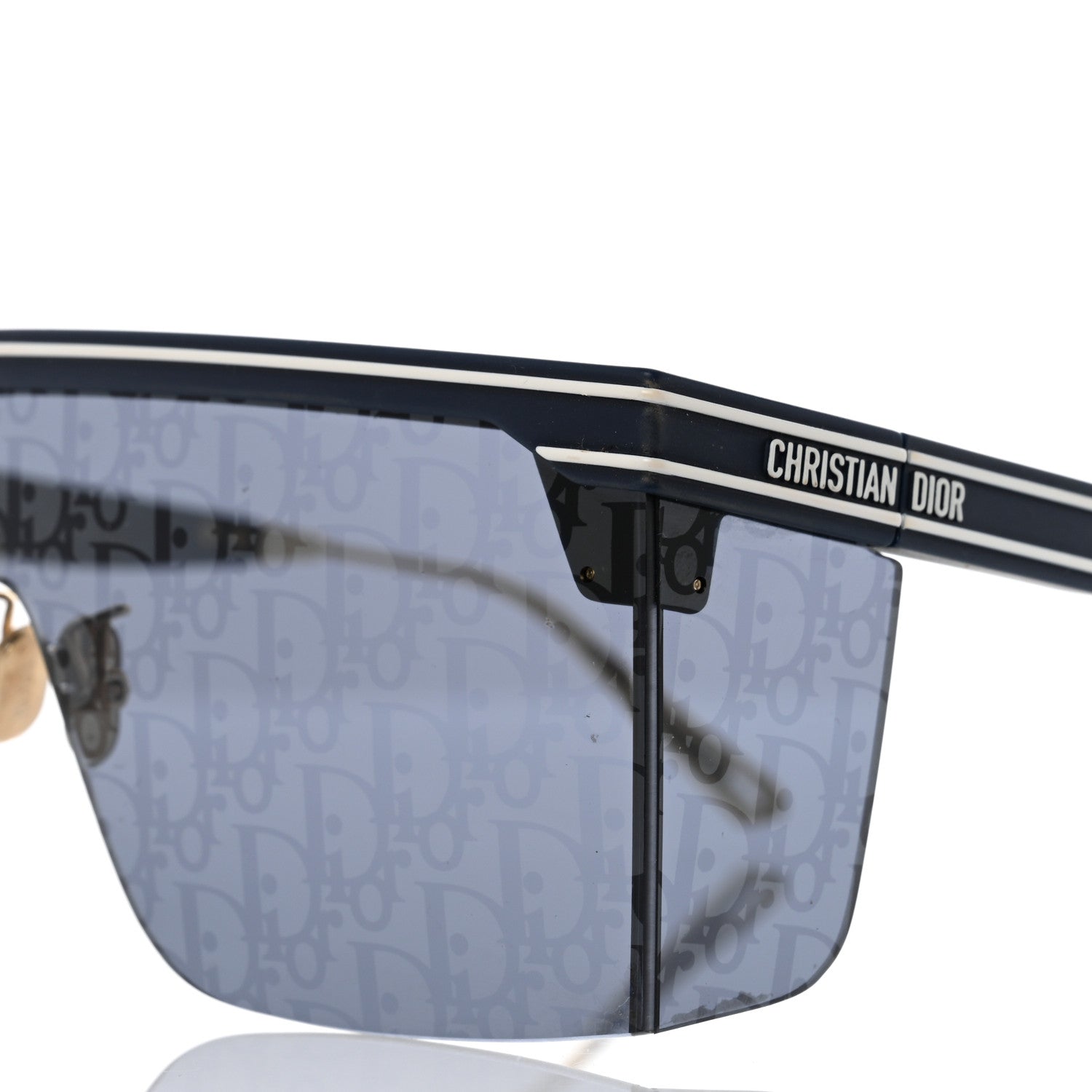 Christian Dior Oblique Diorclub M1U Mask Sunglasses Blue 8 of 9