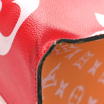 Louis Vuitton Monogram Giant Onthego GM Rouge Rose 10 of 14