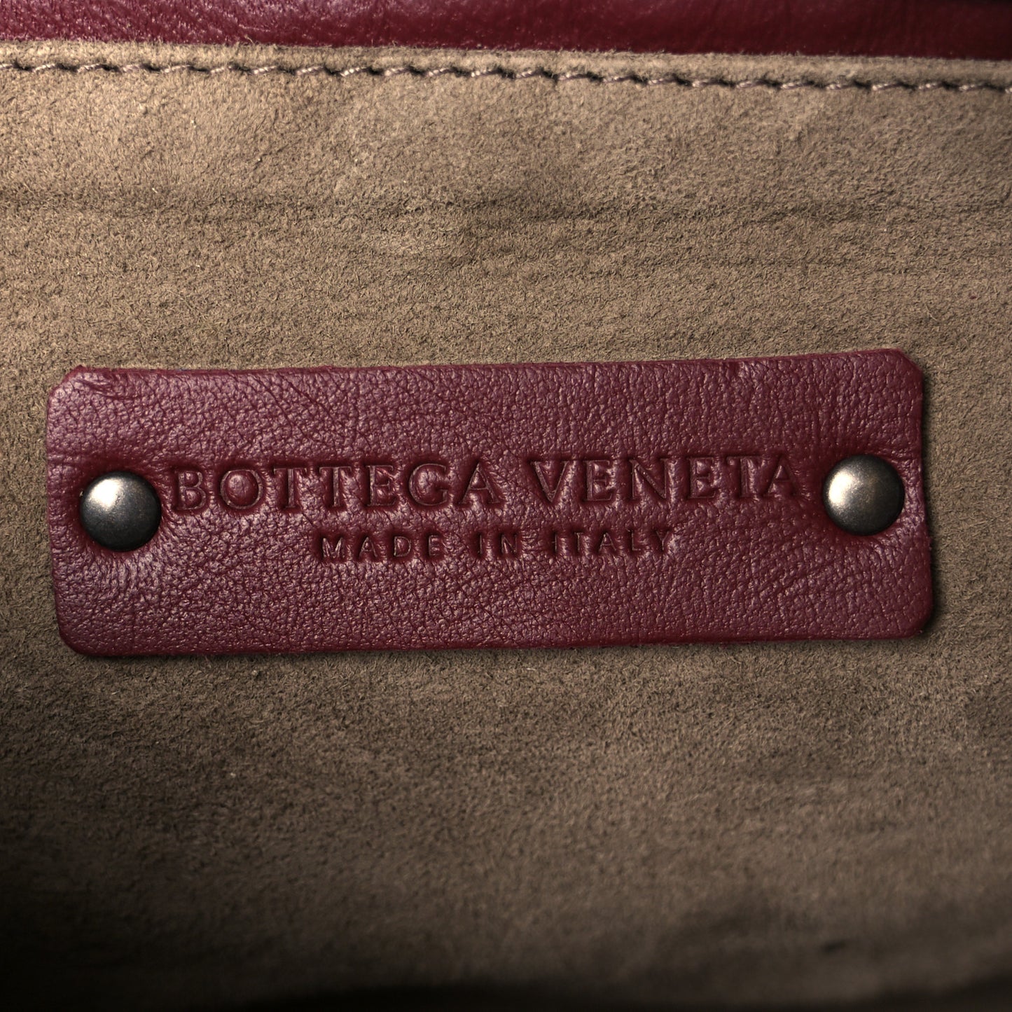 Nappa Intrecciato Double Compartment Crossbody Bag China Red