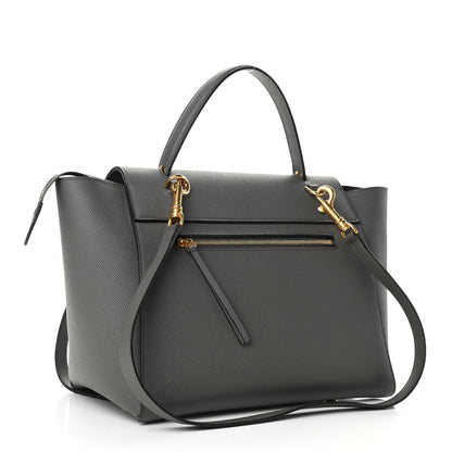 Celine Grained Calfskin Mini Belt Bag Grey 2 of 4