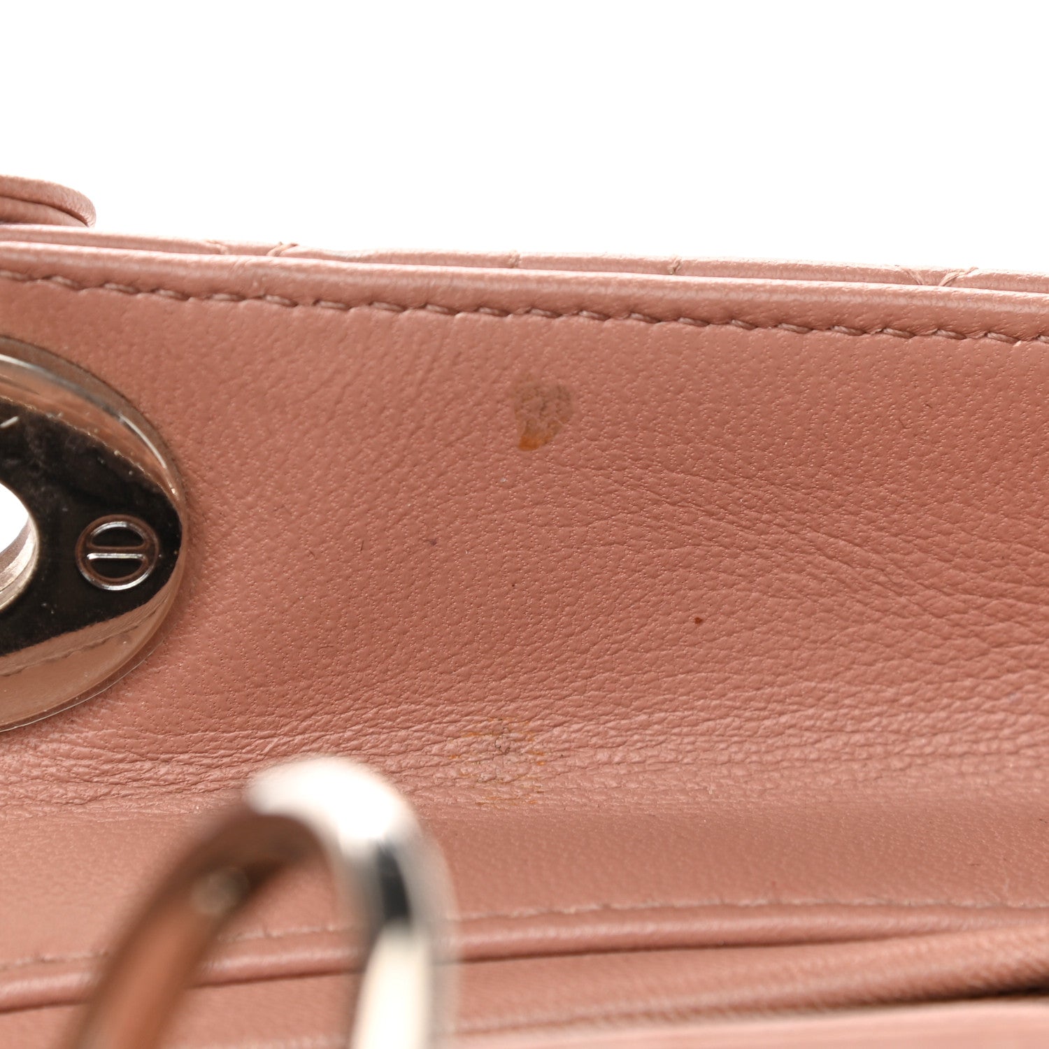 Christian Dior Lambskin Cannage Large Lady Dior Fard 11 of 12