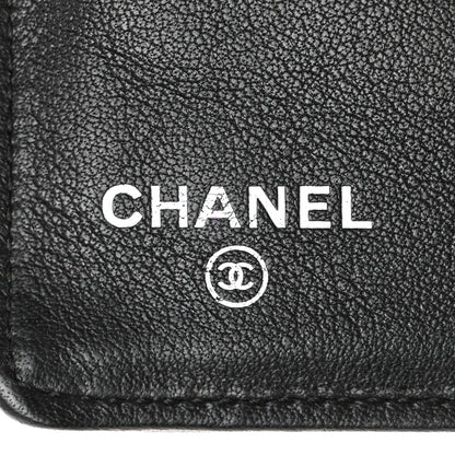Chanel Grained Patent CC Yen Wallet Black 6 of 8
