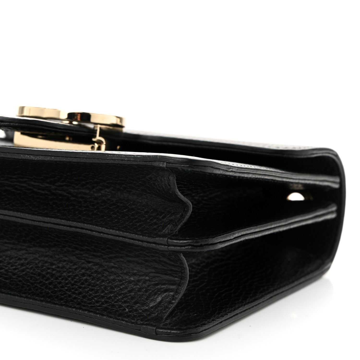Gucci Dollar Calfskin Small Interlocking G Shoulder Bag Black 10 of 10
