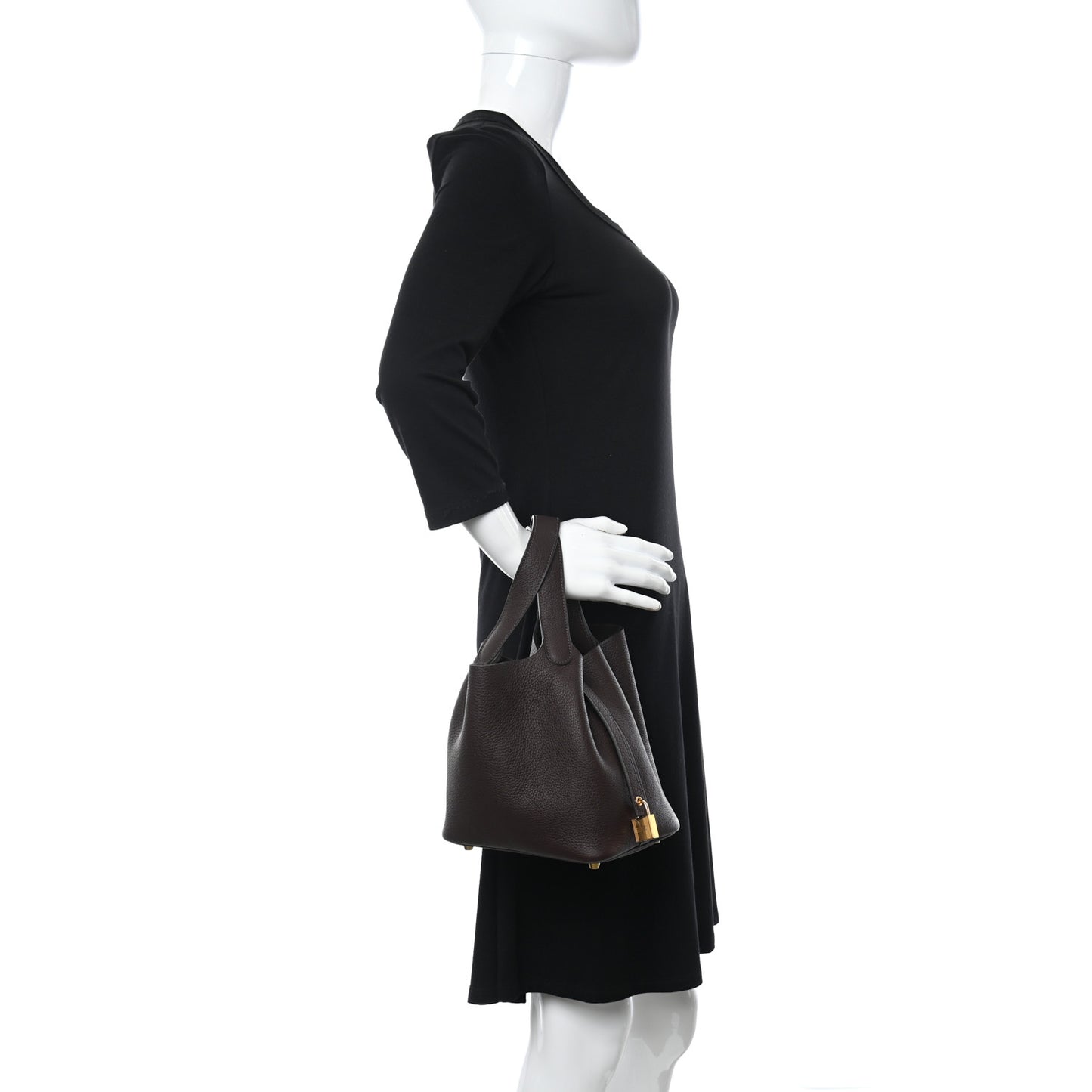 Taurillon Clemence Picotin Lock 18 PM Rouge Sellier