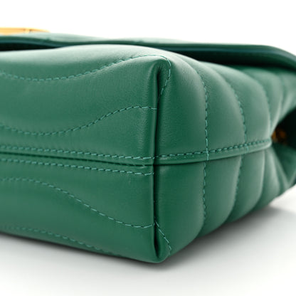 Louis Vuitton Calfskin New Wave Chain Bag MM NM Emerald 10 of 11