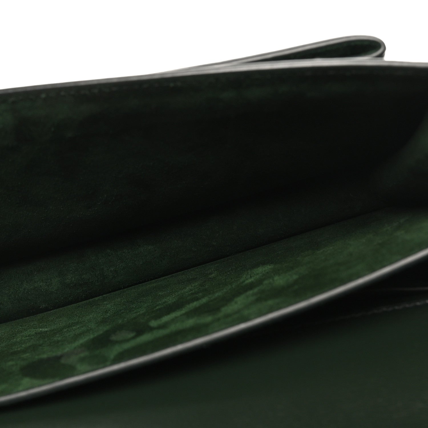 Saint Laurent Calfskin Medium Monogram Sunset New Vert Fonce 5 of 9