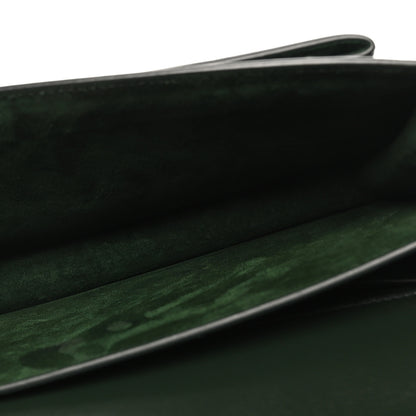 Saint Laurent Calfskin Medium Monogram Sunset New Vert Fonce 5 of 9