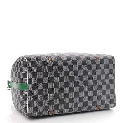 Louis Vuitton Damier Speedy Bandouliere 30 Black White 4 of 9