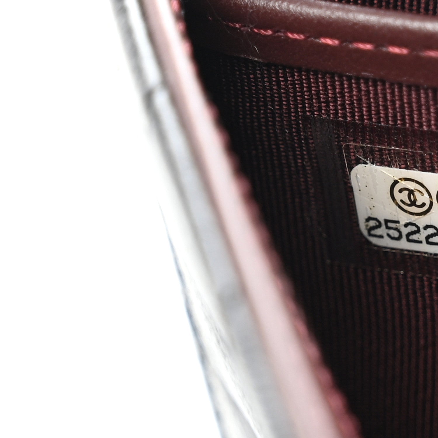 Chanel Caviar Chevron Quilted Large Gusset Flap Wallet Black 8 of 9