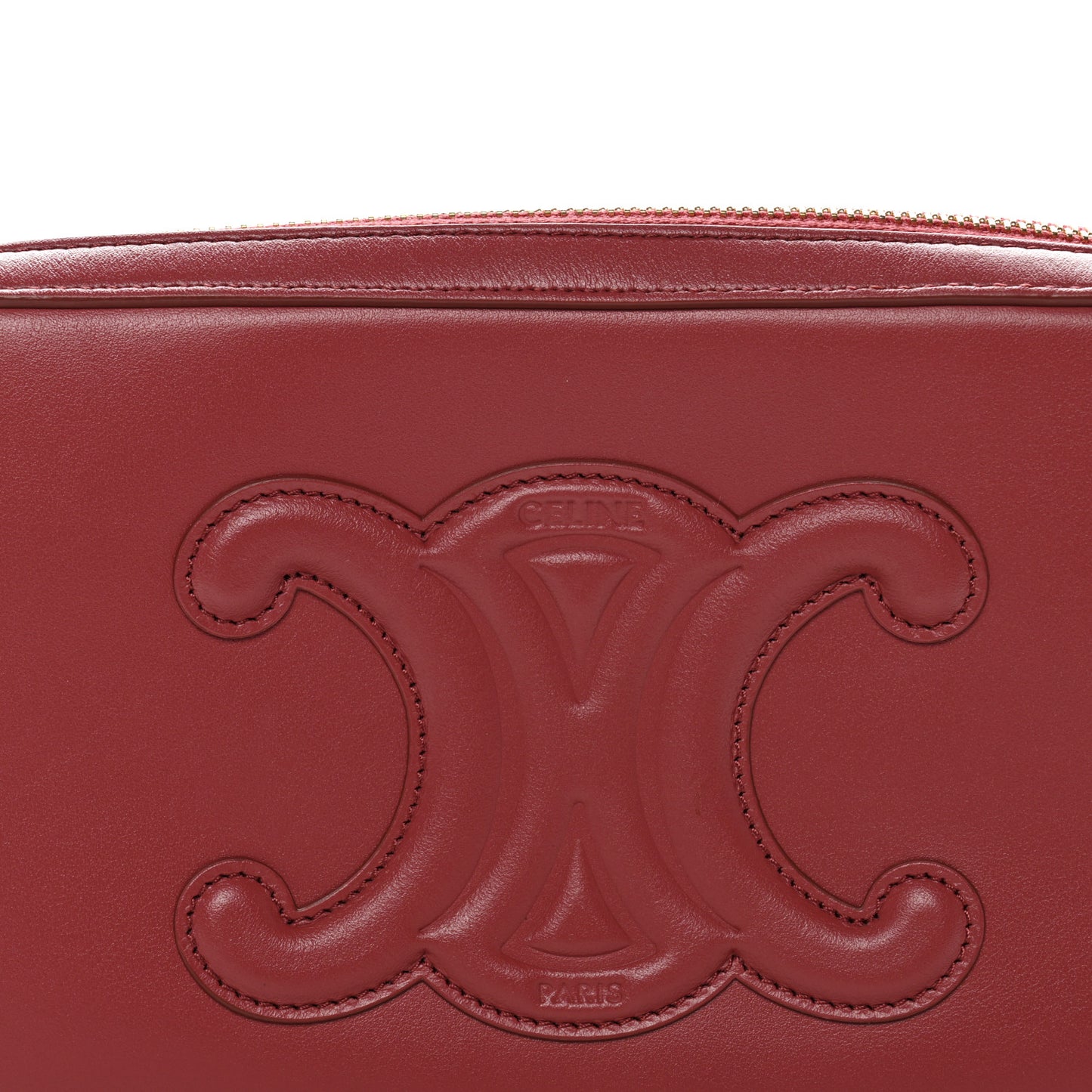 Smooth Calfskin Cuir Triomphe Camera Shoulder Bag Lipstick
