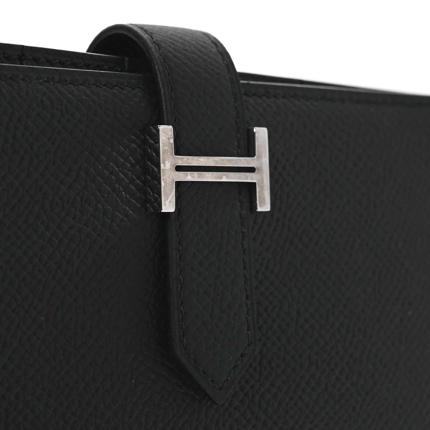 Hermes Epsom Bearn Gusset Wallet Black 8 of 13
