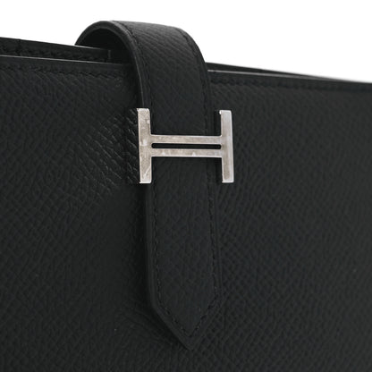 Hermes Epsom Bearn Gusset Wallet Black 8 of 13