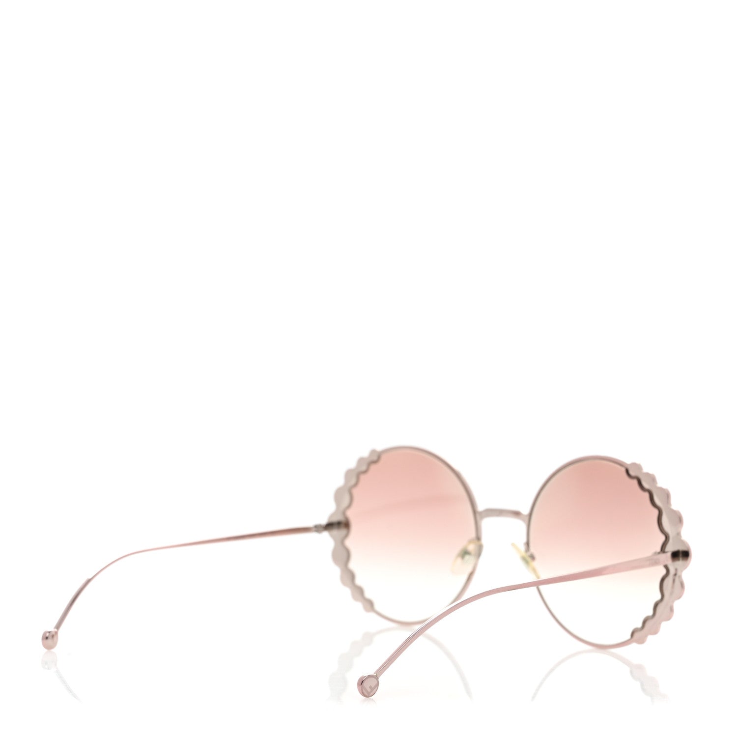 Fendi Crystal Round Sunglasses FF0324/S Rose 4 of 6
