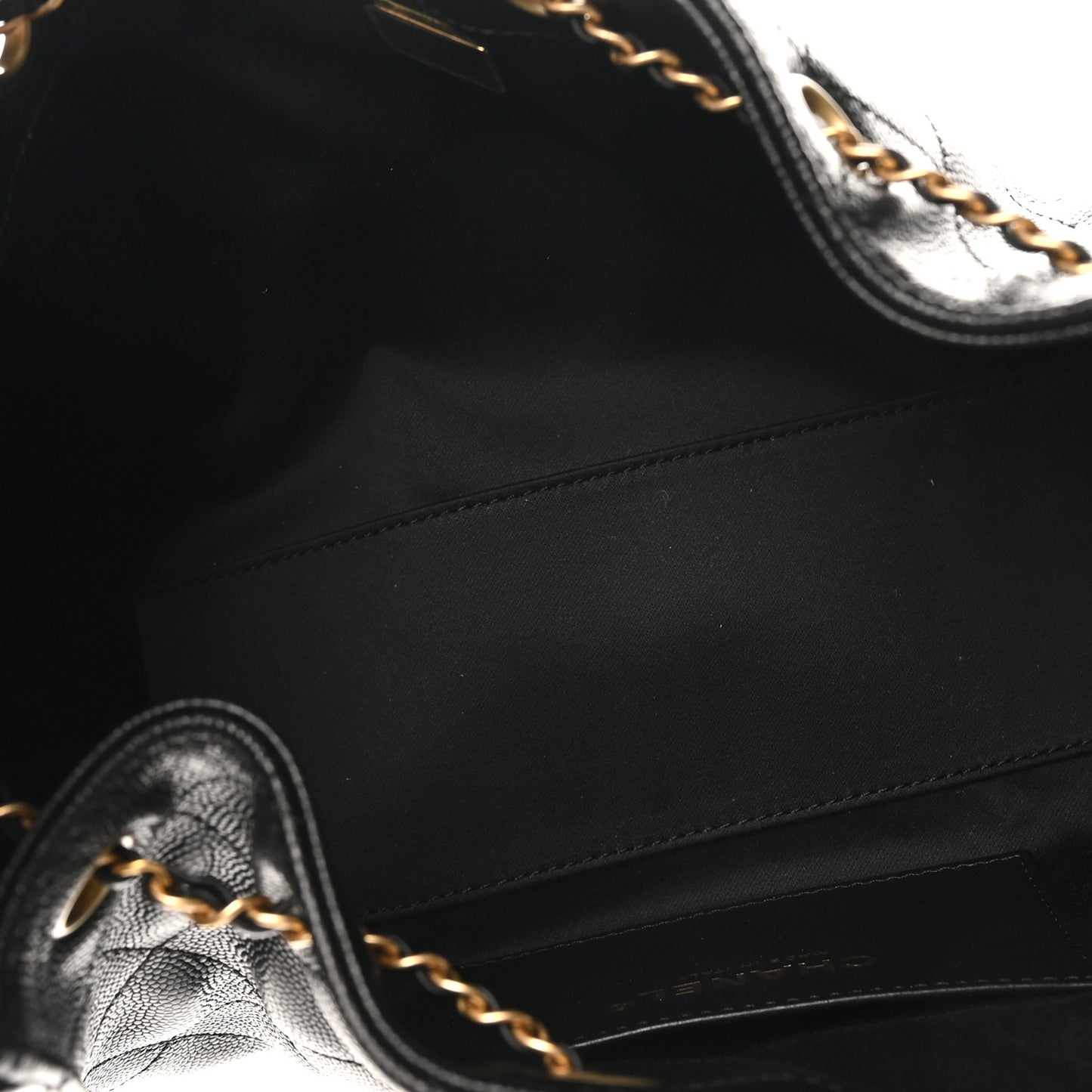 Caviar Quilted Mini Chanel 25 Handbag Black