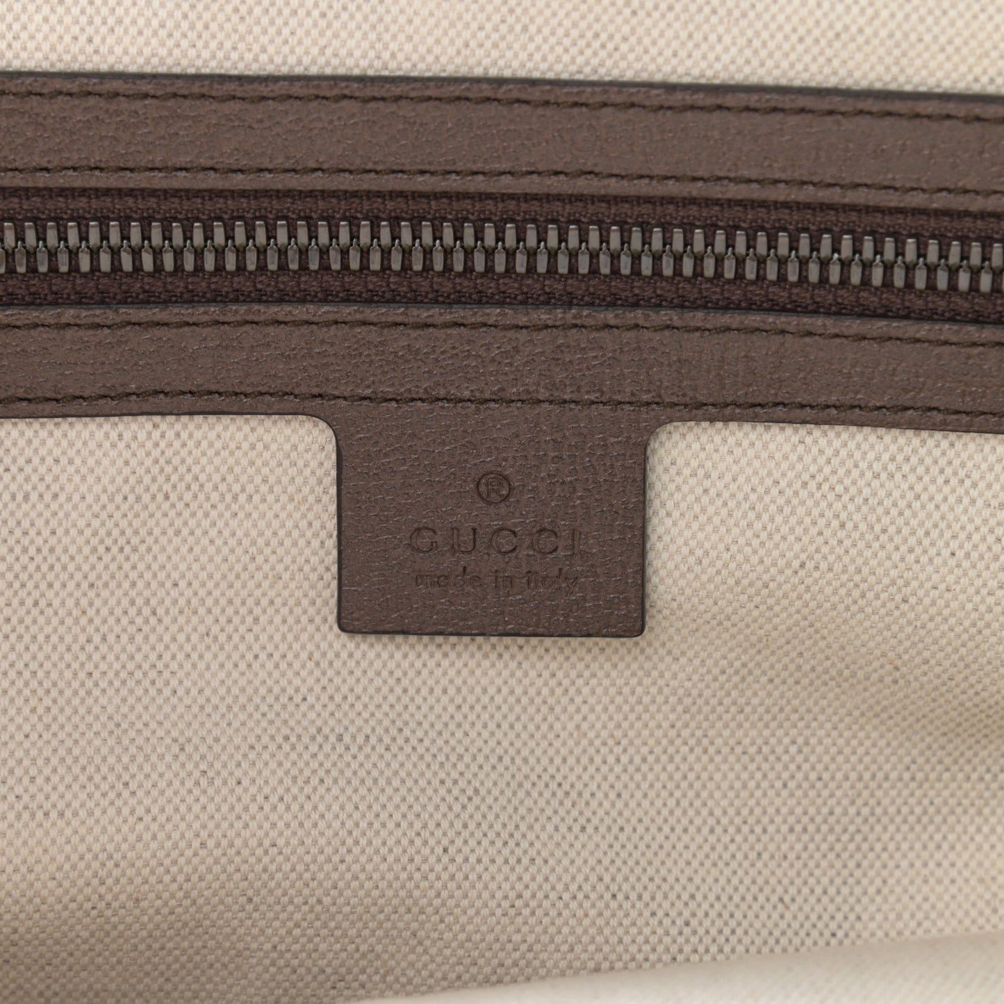GG Supreme Monogram Web Ophidia Half Moon Hobo Brown