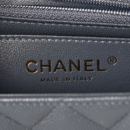 Chanel Caviar Quilted Mini Rectangular Flap Dark Grey 6 of 7